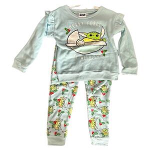 Star Wars “Merry Force Be With You” 2-Piece Jogger Set Size 2T